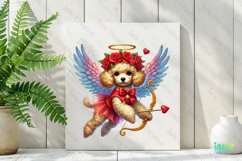 Poodle Dogs Cupid Valentine’s Day Sublimation Product Image 2