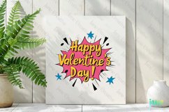 Pop Art Valentines Day Sublimation Product Image 2