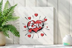 Pop Art Valentines Day Sublimation Product Image 2