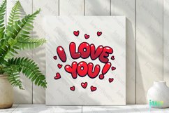 Pop Art Valentines Day Sublimation Product Image 2