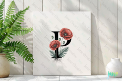 Poppy Letter P Clipart Product Image 3