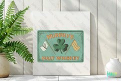 Murphy's Malt Whisskey Printable St Patrick Day Sublimation Product Image 2