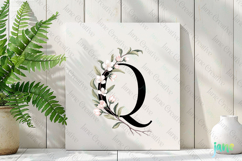 Quince Blossom Letter Q Clipart Product Image 3