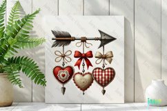 Red Valentine Clipart Sublimation Product Image 2