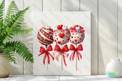Red Valentine Clipart Sublimation Product Image 2