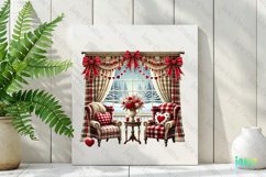 Red Valentine Clipart Sublimation Product Image 2