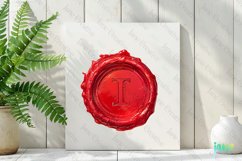 I Red Wax Seal With Letters Sublimation Product Image 2