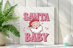 Retro Pink Christmas Quotes Sublimation Product Image 2