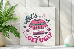 Retro Pink Christmas Quotes Sublimation Product Image 2