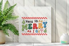 Retro Christmas Quotes Sublimation Product Image 2