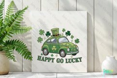Happy Go Lucky Retro St Patrick’s Day Sublimation Product Image 2