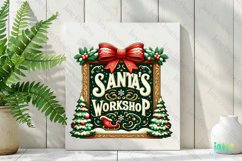 Rustic and Festive Christmas Sign Product Image 2