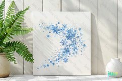 Snowflakes Christmas Sublimation Bundle Product Image 2