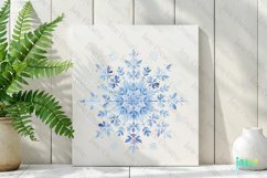 Snowflakes Christmas Sublimation Bundle Product Image 2