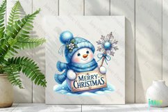 Snowman Joyfully Christmas Sublimation Product Image 2