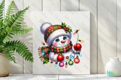 Snowman Joyfully Christmas Sublimation Product Image 2