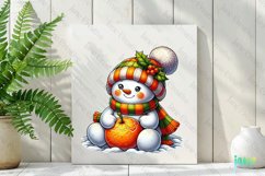 Snowman Joyfully Christmas Sublimation Product Image 2