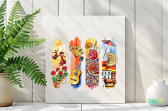Spain Brushstroke PNG Product Image 3