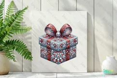 Christmas gifts Sparkling Xmas Sublimation Clipart Product Image 2