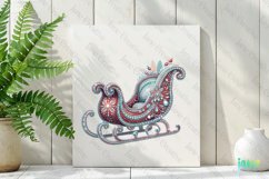 sleigh Sparkling Xmas Sublimation Clipart Product Image 2