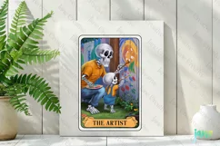 The Artist Funny Father's Day Tarot Clipart Product Image 2