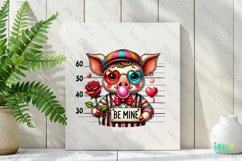 Pig Valentine Animals Killer Love Clipart Product Image 2