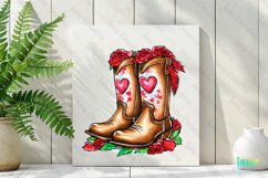 Valentine&#039;s Day Valentine Boots Sublimation Product Image 3