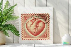 Valentine Post Stamps Sublimation Product Image 2