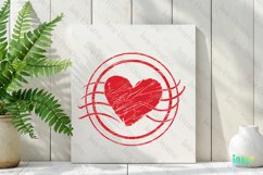 Valentine Post Stamps Sublimation Product Image 2