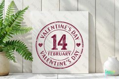 Valentine Post Stamps Sublimation Product Image 2