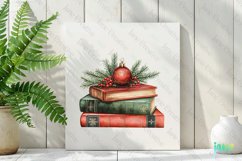 Vintage Book Christmas Sublimation PNG Product Image 2