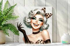 Vintage Pin-Up Girl Sublimation Clipart Product Image 2