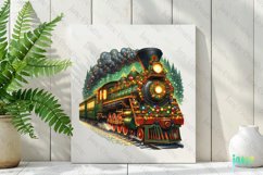 Vintage Train Christmas Sublimation Product Image 2