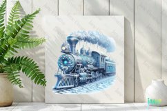 Vintage Train Christmas Sublimation Product Image 2
