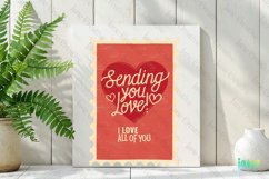 Vintage Valentine Label Sublimation Product Image 2
