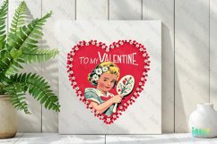 Vintage Valentine Label Sublimation Product Image 2
