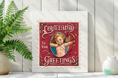 Vintage Valentine Label Sublimation Product Image 2