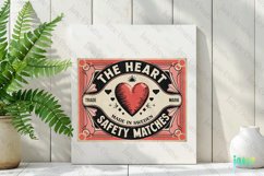 Vintage Valentine Label Sublimation Product Image 2