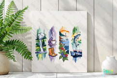 Washington State Brushstroke USA PNG Product Image 3