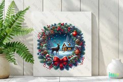 Watercolor Christmas Scenes Sublimation Product Image 2