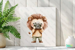Tiger Watercolor Cute Animals Photographer Product Image 2