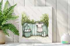 Watercolor Spring Clipart Sublimation Product Image 2