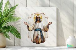 Wooden Board Jesus Christ’s Clipart Product Image 2