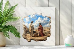 Wooden Board Jesus Christ’s Clipart Product Image 2