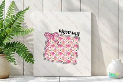 Wyoming Floral Coquette PNG - 50 States Design Product Image 3
