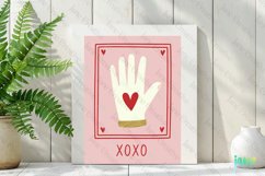 XOXO Valentine&#039;s Illustration Card Product Image 2