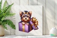Yorkshire Terrier Christmas Clipart Product Image 2