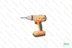 Watercolor Construction Clipart Bundle Product Image 1