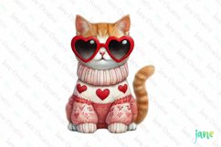 Valentine Cat PNG Clipart Product Image 1