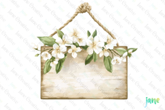 Gardening Girl Sign Board Sublimation Clipart Product Image 1